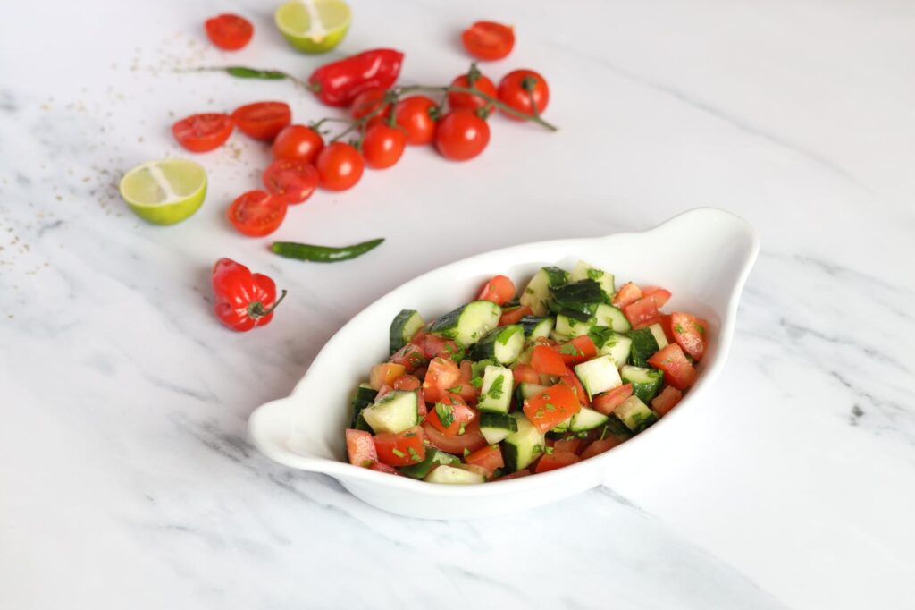 Tomato and Cucumber Salad